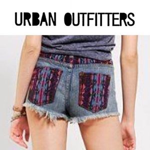 BDG High Rise Cheeky Jean Shorts